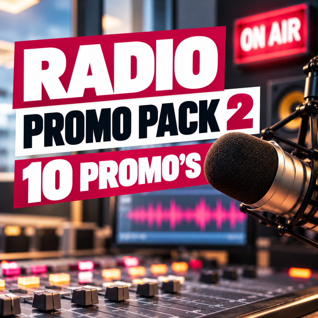 Radio Promo Pack 2 met 10 radiopromo's op maat