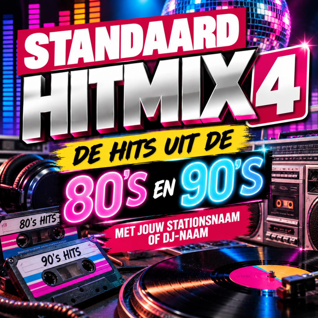 Standaard Hitmix 4 met hits uit de jaren 80 en 90